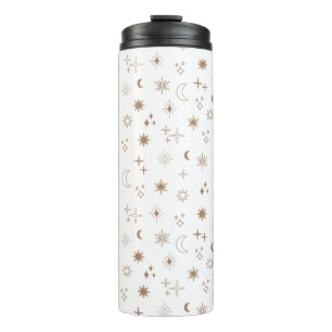 Astrology Star Pattern Thermal Tumbler