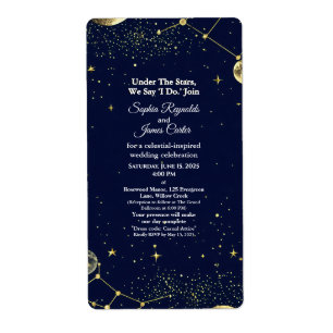 Astrology & Starry Night Theme Celestial Wedding