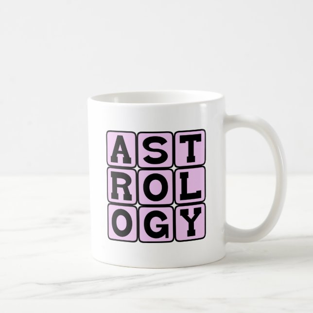 Astrology, Study of the Zodiac Signs Coffee Mug (Right)
