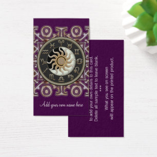 Astrology Sun and Moon Design Custom