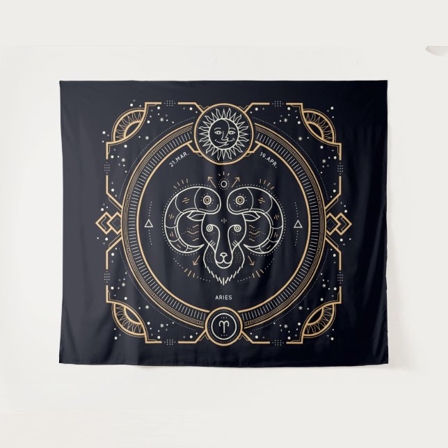 Astrology Tapestry (Front (Horizontal))