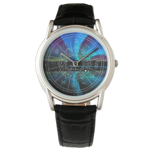 Astrology watch with planets  (Front)