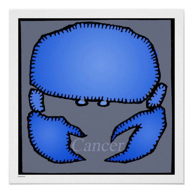 Astrology Zodiac Cancer Sign Birthday 20x20 P (Front)