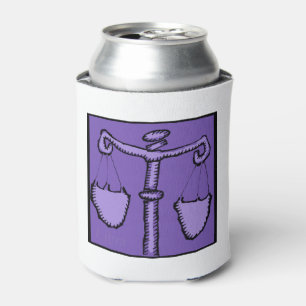 Astrology Zodiac Libra Sign Birthday Can Cooler