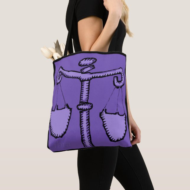 Astrology Zodiac Sign Libra Birthday AOTB1 Tote Bag (Close Up)