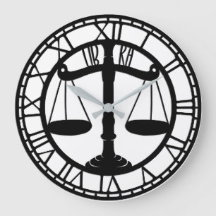 Astrology/Zodiac Sign/Libra Large Clock