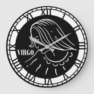 Astrology/Zodiac Sign/Virgo Large Clock