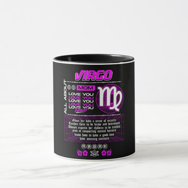 Astrology/ Zodiac Sign//Virgo Mug (Center)