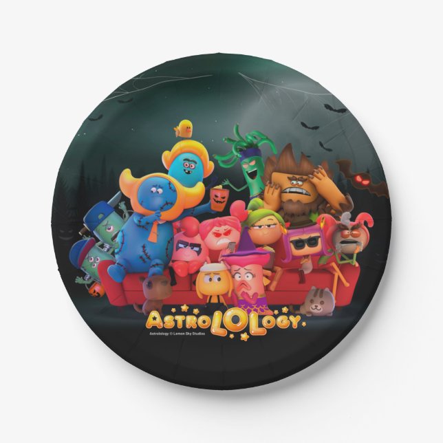 AstroLOLogy Halloween Paper Plate (Front)