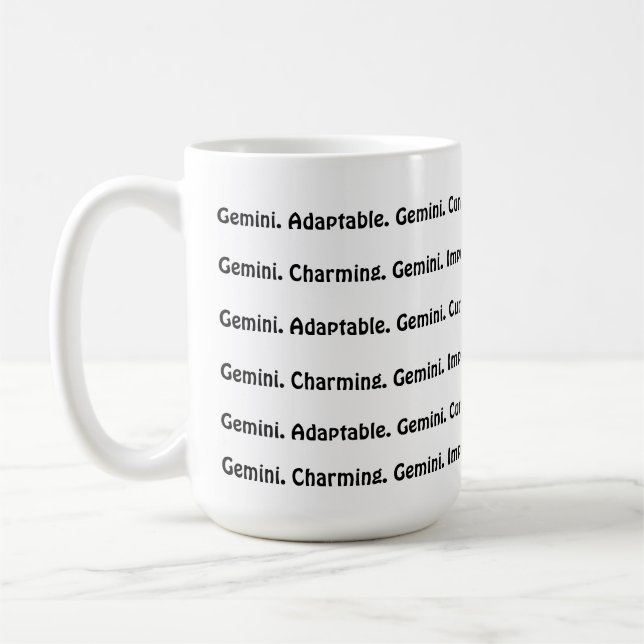 AstroloME Gemini Coffee Mug (Left)