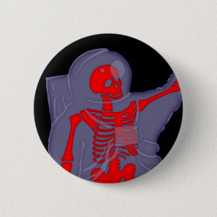 Astronaut 6 Cm Round Badge