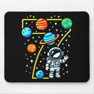 Astronaut 7th Birthday Party 7 Year Old Boy Girl O Mouse Mat