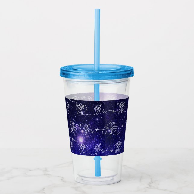 Astronaut Acrylic Tumbler (Front)