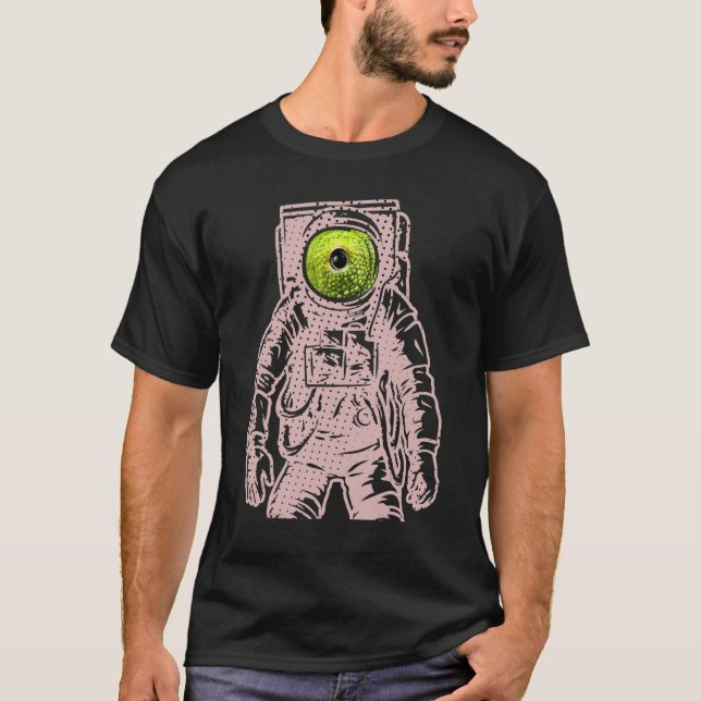 Astronaut Alien Eyes 4 0 T-Shirt (Front)