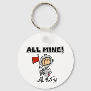 Astronaut All Mine T-shirts and Gifts Key Ring