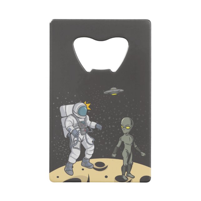 Astronaut and alien   (Front)