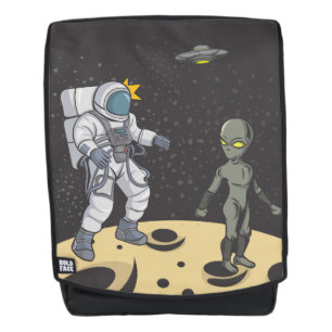 Astronaut and alien    backpack