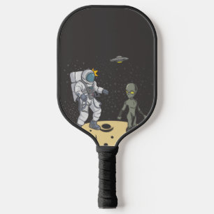 Astronaut and alien    pickleball paddle