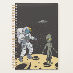 Astronaut and alien    planner