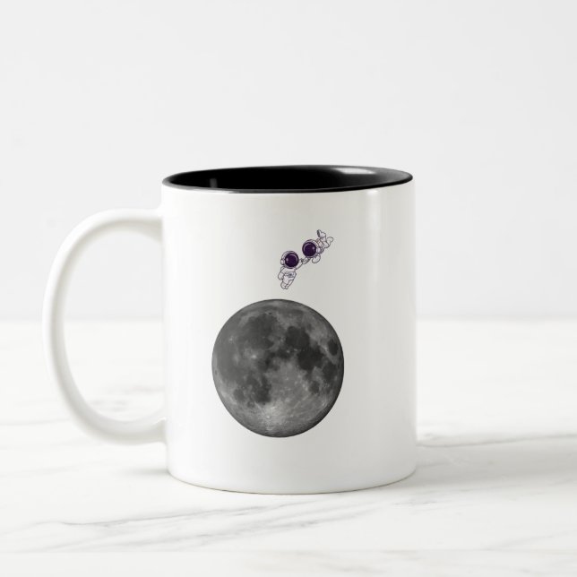 Astronaut and Moon Space Mug (Left)