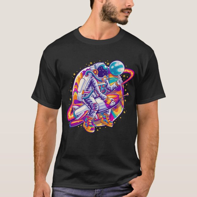 Astronaut and the Fantasy Planet T-Shirt (Front)