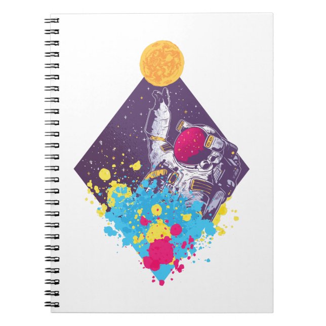 Astronaut  Art Notebook (Front)