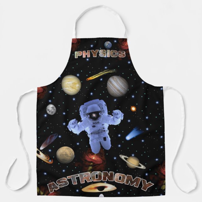 Astronaut Astronomy Science Apron (Front)