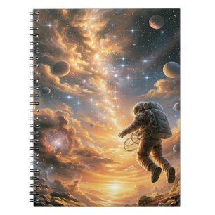 Astronaut Astronomy Space Travel Planets   Notebook