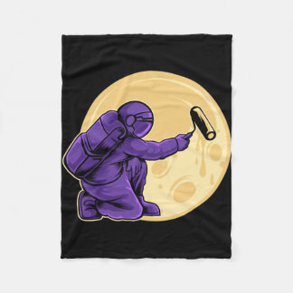 Astronaut Astropaint Fleece Blanket