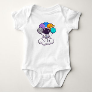 Astronaut baby ballons!  bodysuit