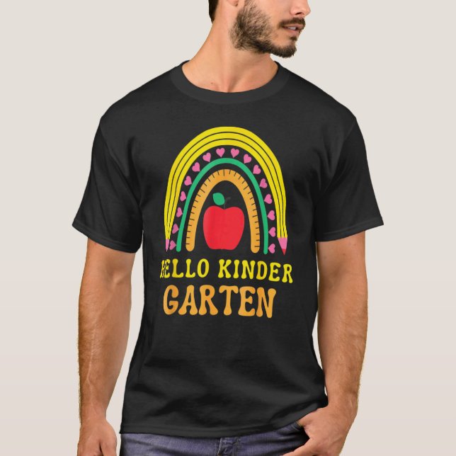 Astronaut Back To School Ready To Explore Kinderga T-Shirt (Front)