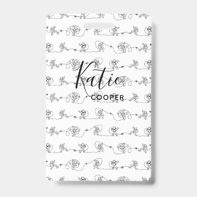 Astronaut Badge ID Badge (Front)