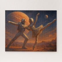 Astronaut Ballet on Alien Planet