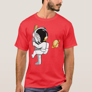Astronaut Baseball Space Sport T-Shirt