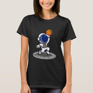 Astronaut Basketball Adventure T-Shirt