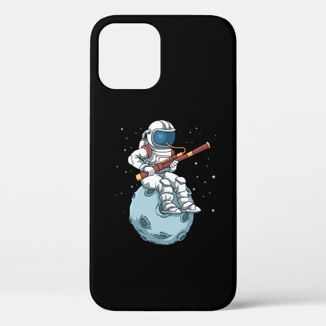Astronaut Bassoon Band Player Bassoonist Bassoon Case-Mate iPhone Case (Back)