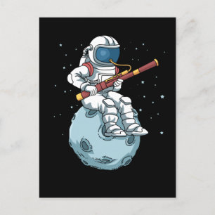 Astronaut Bassoon Band Player Bassoonist Bassoon Postcard