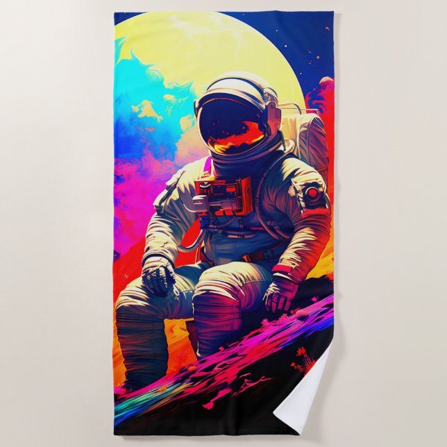 Astronaut Beach Towel (Front)