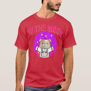 Astronaut Bear To The Moon Crypto T-Shirt