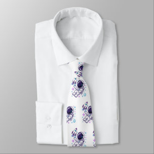 Astronaut Beautiful Designed pattern Tie