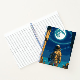 Astronaut Beneath the Celestial Gate Notebook