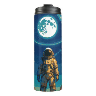 Astronaut Beneath the Celestial Gate Thermal Tumbler