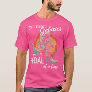Astronaut Bicycle Cycling Downhill Mountain Bike B T-Shirt