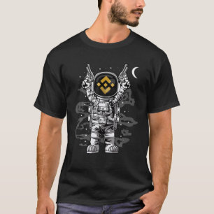 Astronaut Binance Coin BNB To The Moon Crypto Toke T-Shirt