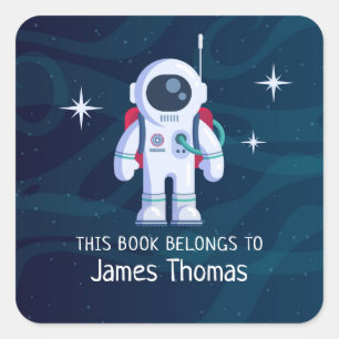 Astronaut Book Label