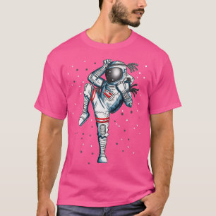 Astronaut Boxing Karate Cosmonaut Kickboxing Astro T-Shirt