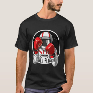 Astronaut Boxing Muay Thai Boxer Kickboxing Martia T-Shirt