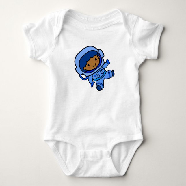 Astronaut boy baby bodysuit (Front)