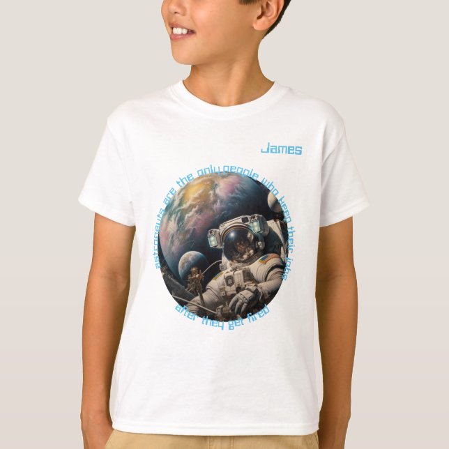 Astronaut Boy's  T-Shirt (Front)