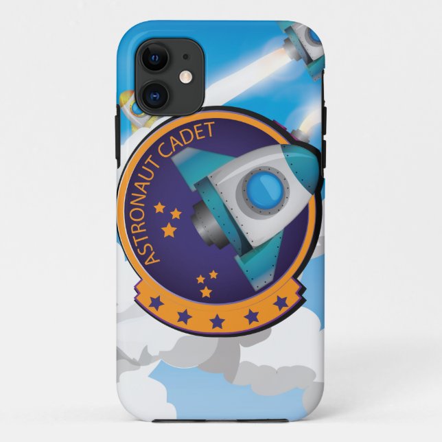 Astronaut Cadet Badge Case-Mate iPhone Case (Back)